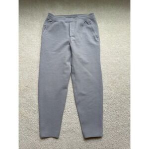 Lululemon At Ease Pant Men's Large Gray Textured Double Knit Tapered Sweatpants
